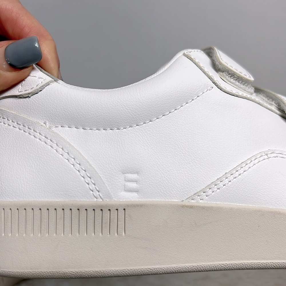 Everlane ReLeather Court Sneaker Velcro size F11 M9 - Picture 6 of 14